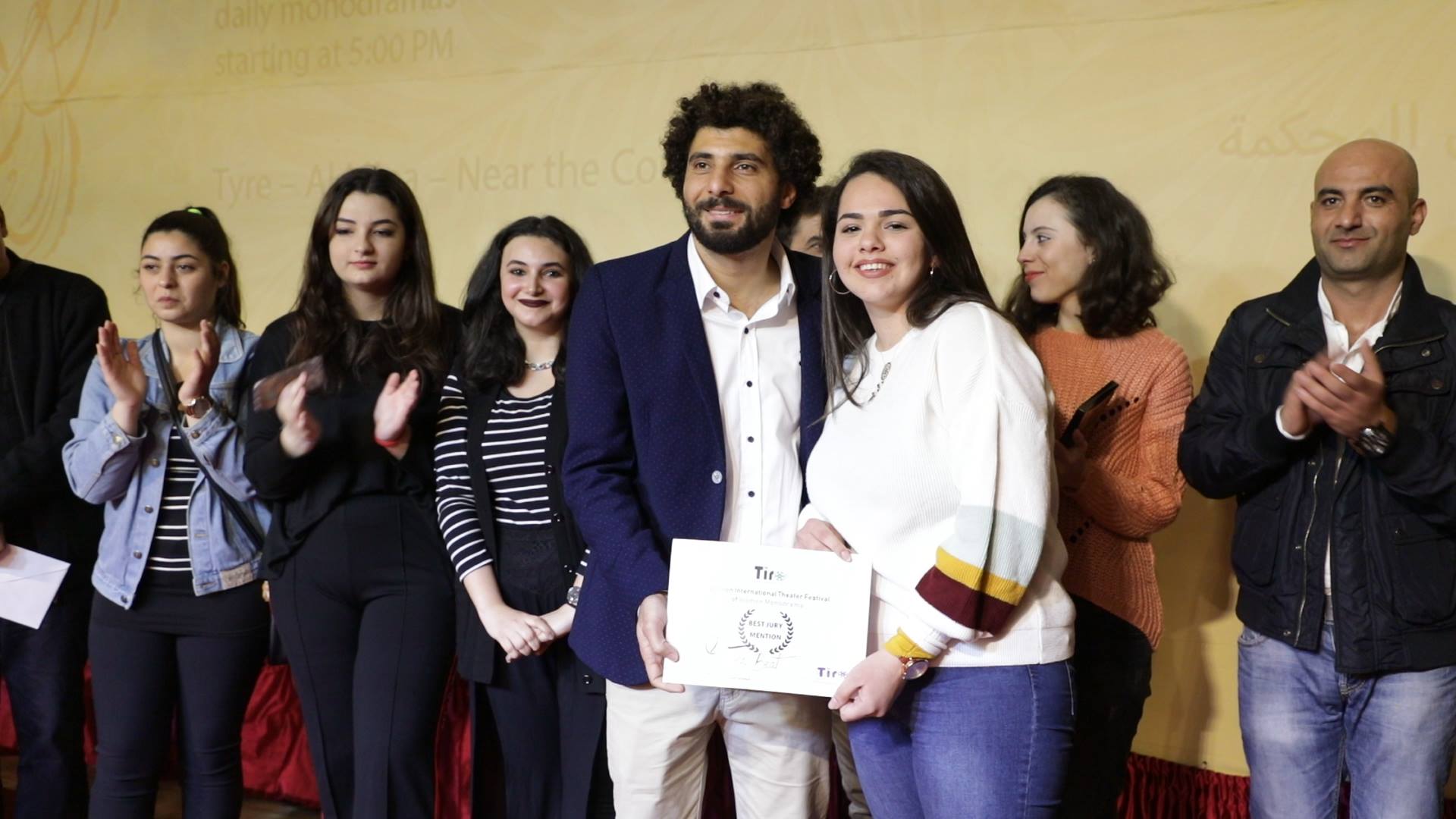 من الحفل الختامي للدورة الاولى 