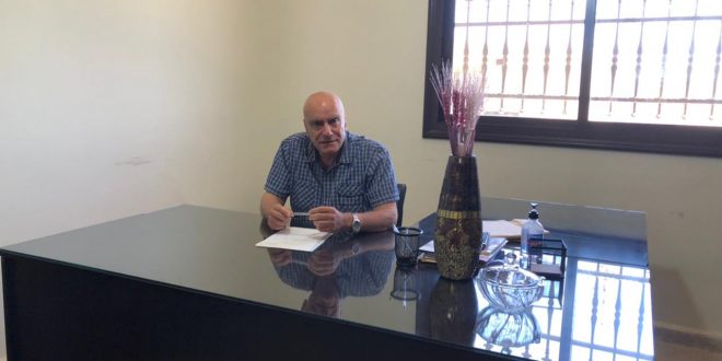 رئيس بلدية الزرازير الرائد المتقاعد طعان حبشي