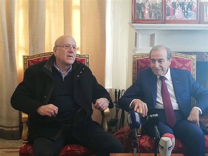 الرئيس ميقاتي في دارة النائب أنور الخليل - أرشيف