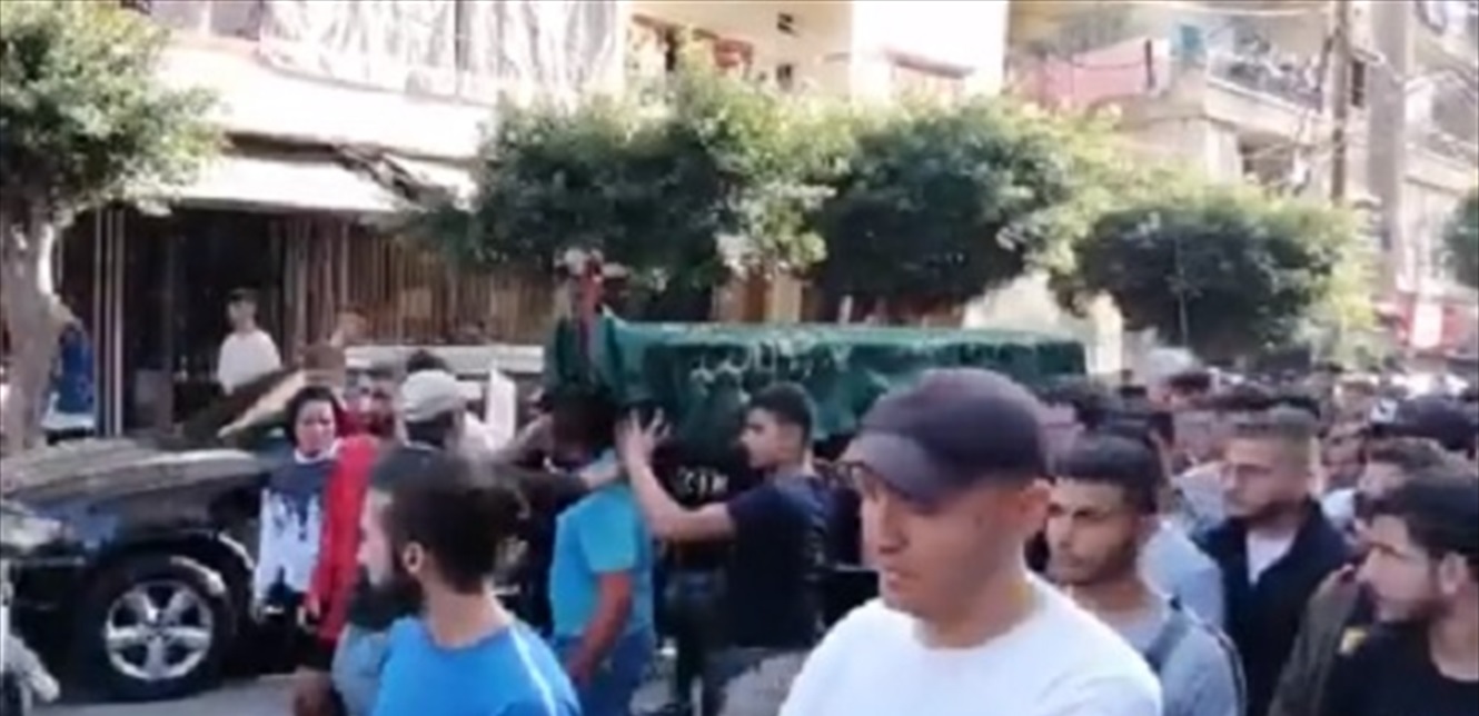 تشييع جثمان ماغي محمود بمشاركة طلاب مدارس جبل محسن