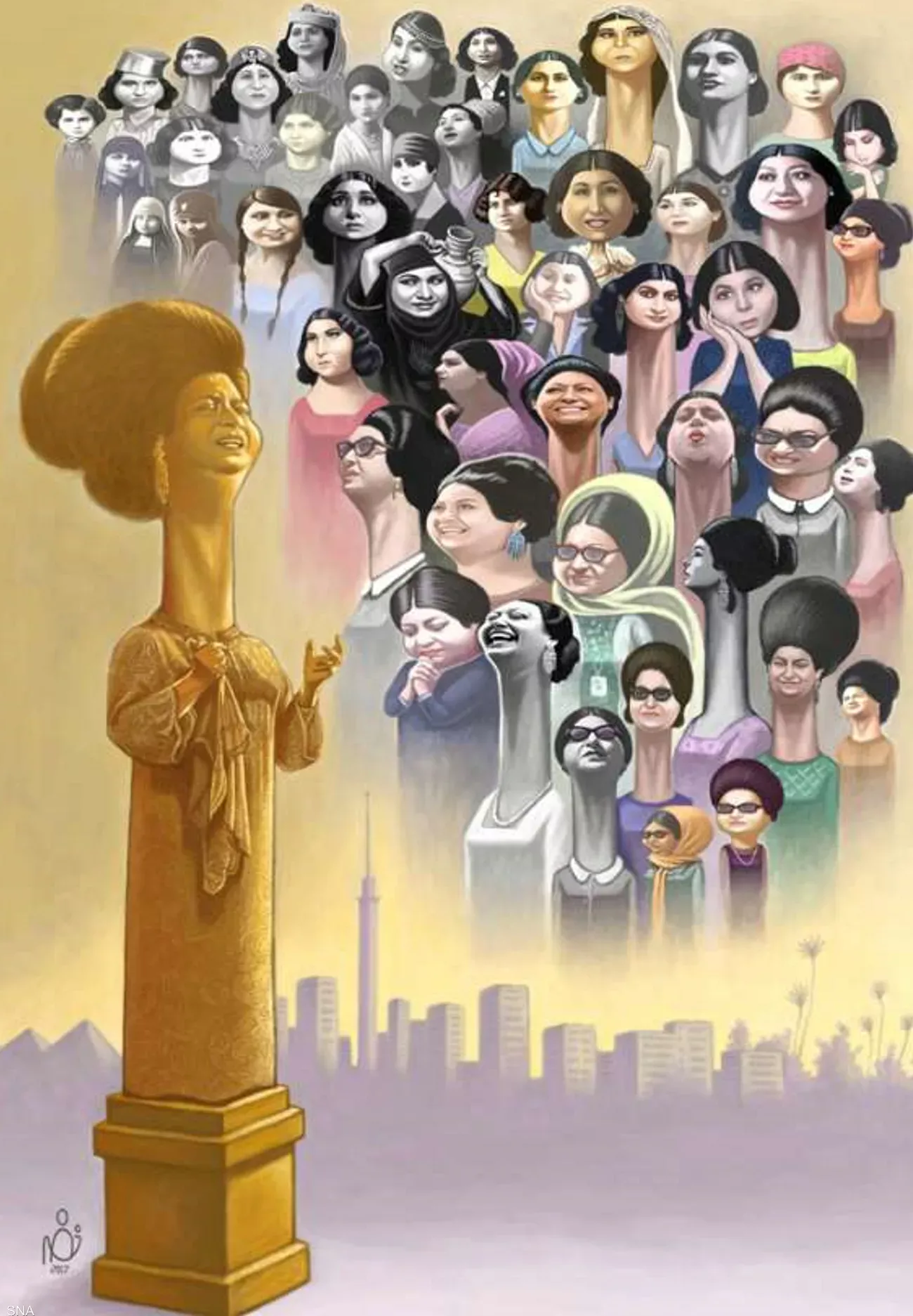 الملتقى احتفى بالفنانة الراحلة أم كلثوم