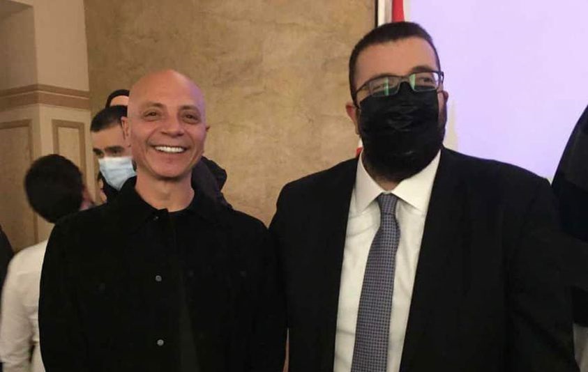 الأمين العام للتيار أحمد الحريري ورئيس جمعية بيروت للتنمية أحمد هاشمية