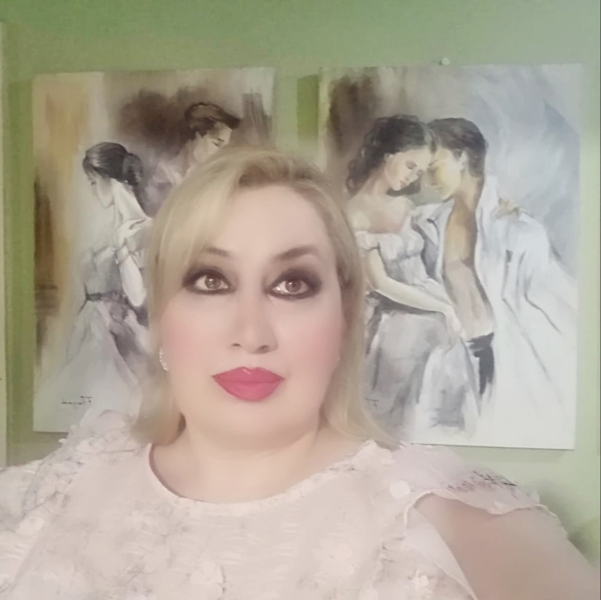 الفنانة فريال فياض مفرطة الإحساس كما عهدناها، تأخدنا خطوطها إلى أعماقنا المزدحمة ألما و شوقا و عشقا