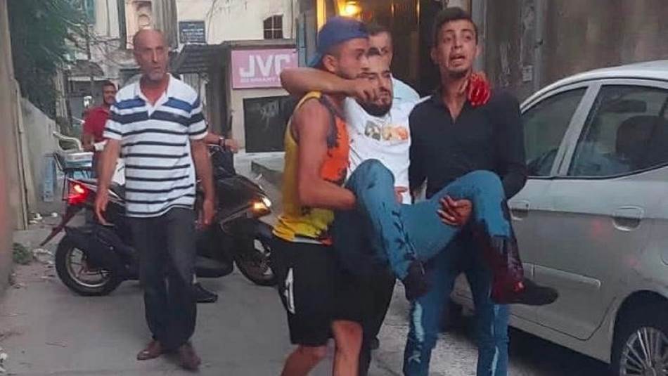 جريح سقط في الاشتباكات