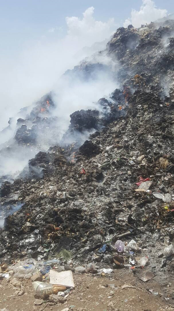 هكذا تتم معالجة النفايات في محيط معمل فرز النفايات في الخيام