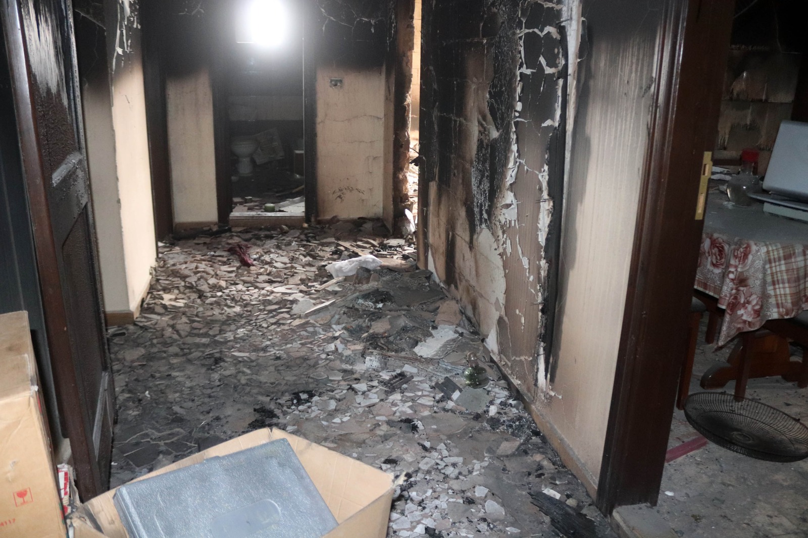 منازل ومحال متضرّرة في كفركلا