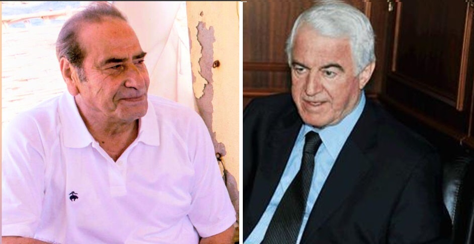 الوزير السابق بشارة مرهج و الشاعر عصام العبدالله