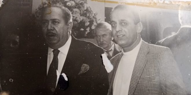 الصحافي فؤاد رمضان وجورج ابراهيم الخوري