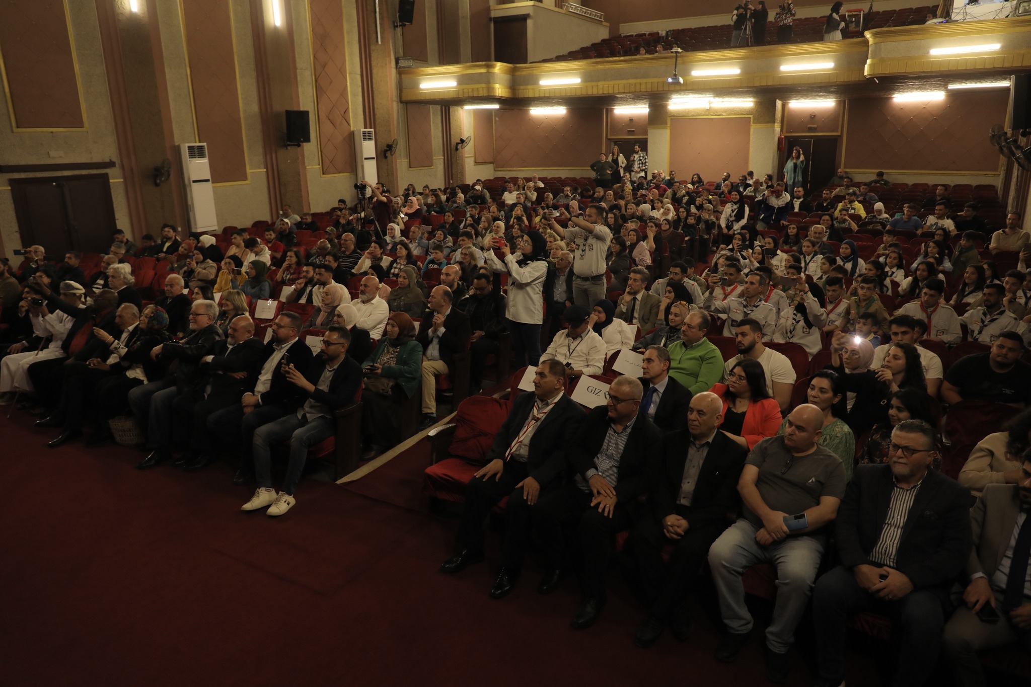 من فعاليات افتتاح مهرجان لبنان السينمائي الدولي للأفلام القصيرة في طرابلس