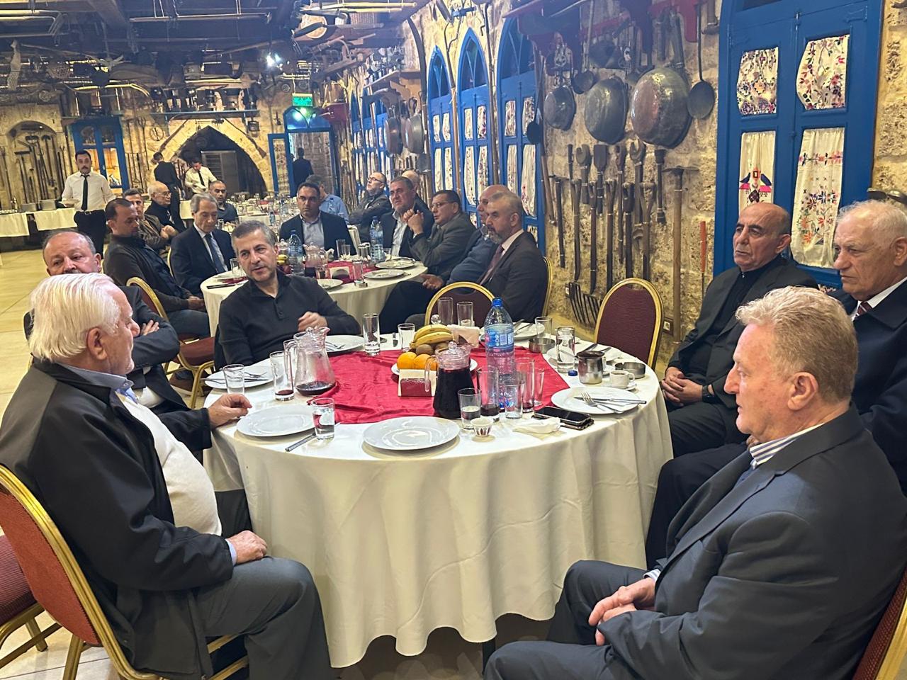 من الافطار الرمضاني الذي أقامته  لجنة «خيام العطاء» 