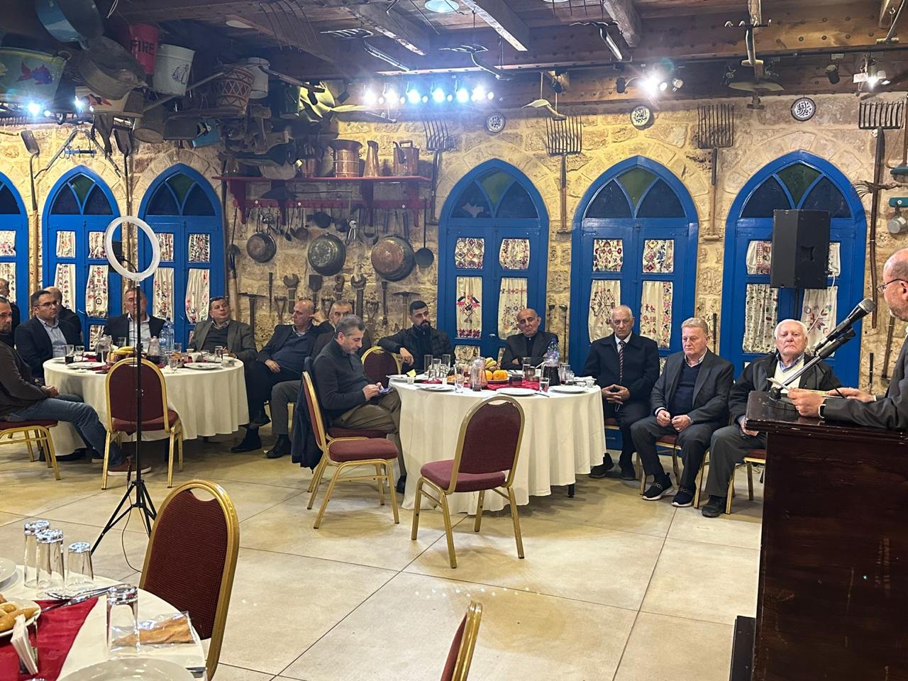 من الافطار الرمضاني الذي أقامته  لجنة «خيام العطاء» 