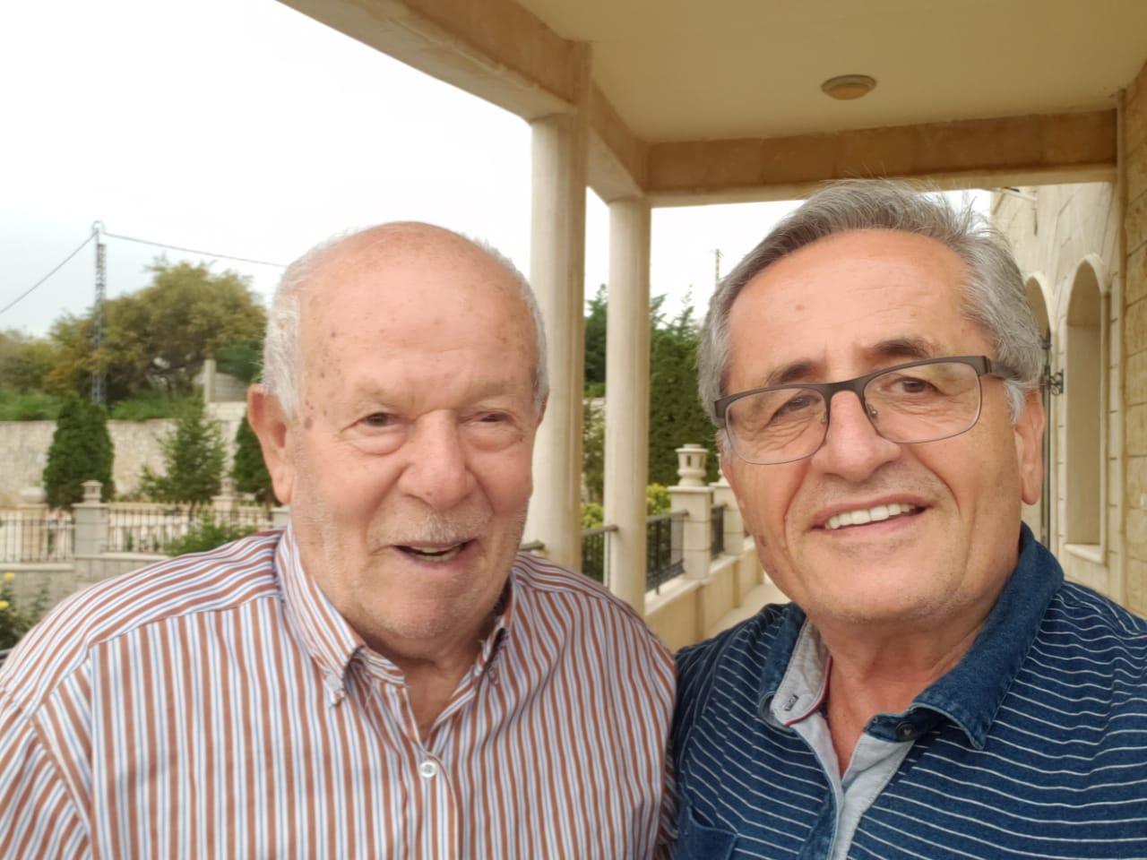 المهندس أسعد رشيدي والشهيد الحيّ أبو محمود الباشا في الخيام