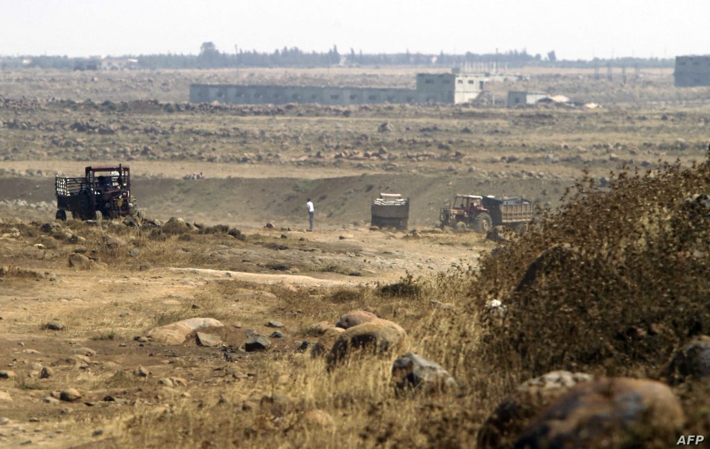 معابر غير شرعية في منطقة عكار (الصورةAFP)