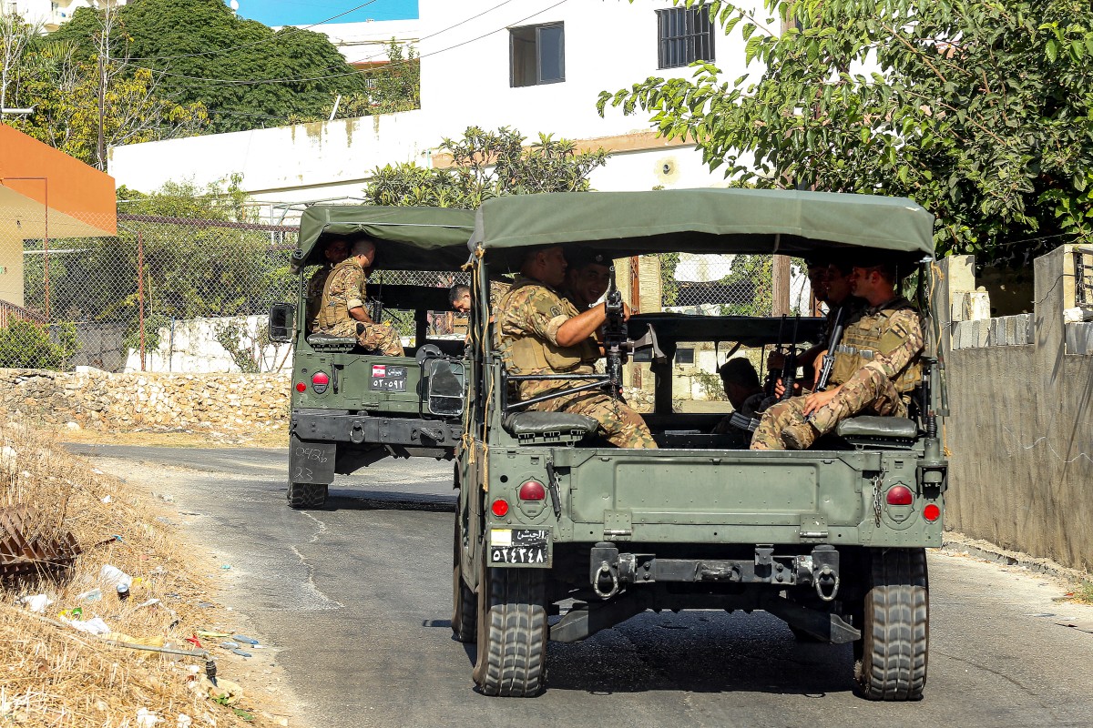 ينتشر الجيش اللبناني راهناً في غالبية بلدات الجنوب اللبناني (ا ف ب)