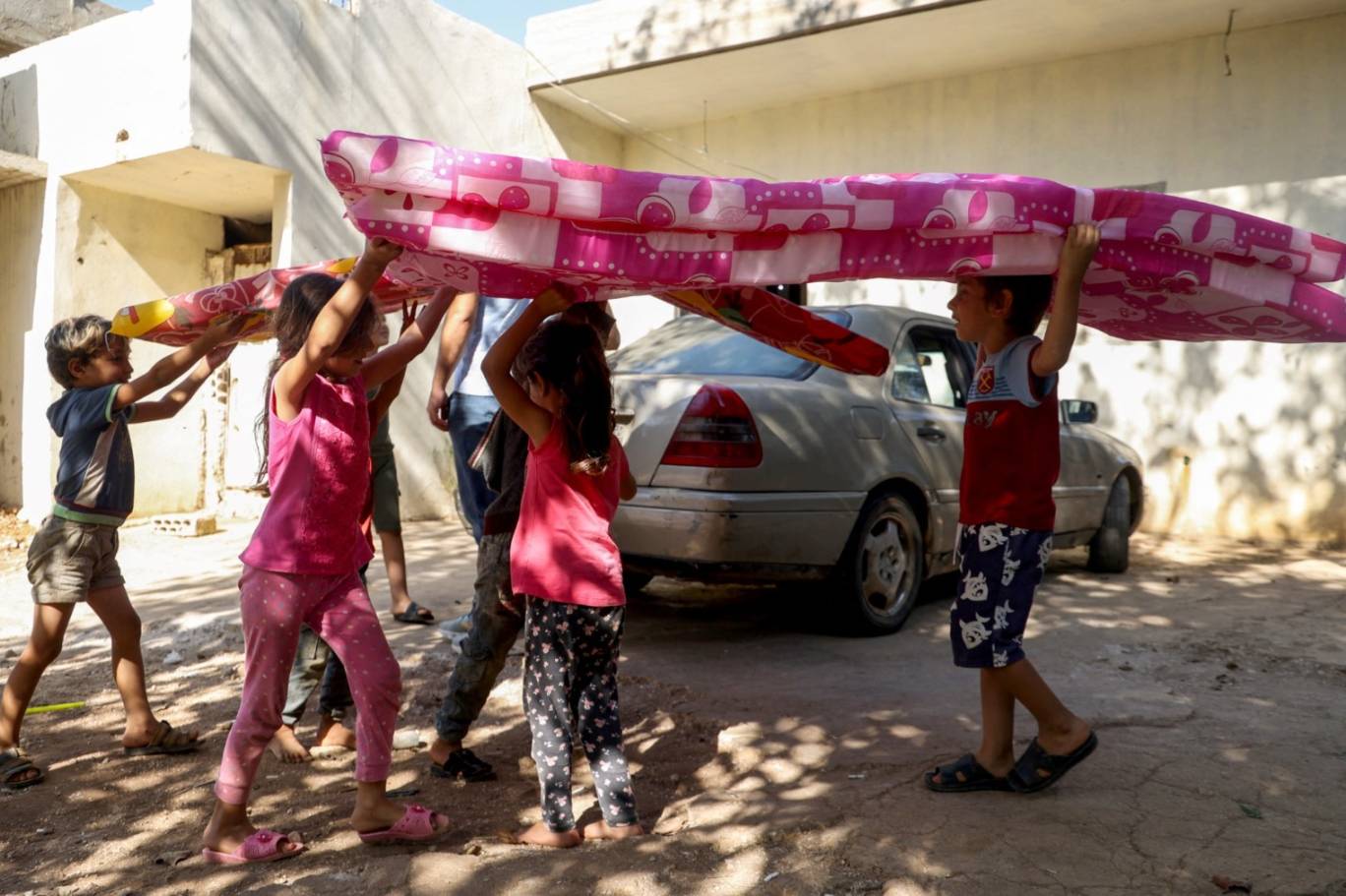 تركت الحرب الأخيرة في نفوس أطفال الجنوب اللبناني اضطرابات نفسية وقلق دائم وخوف غير منقطع (ا ف ب)