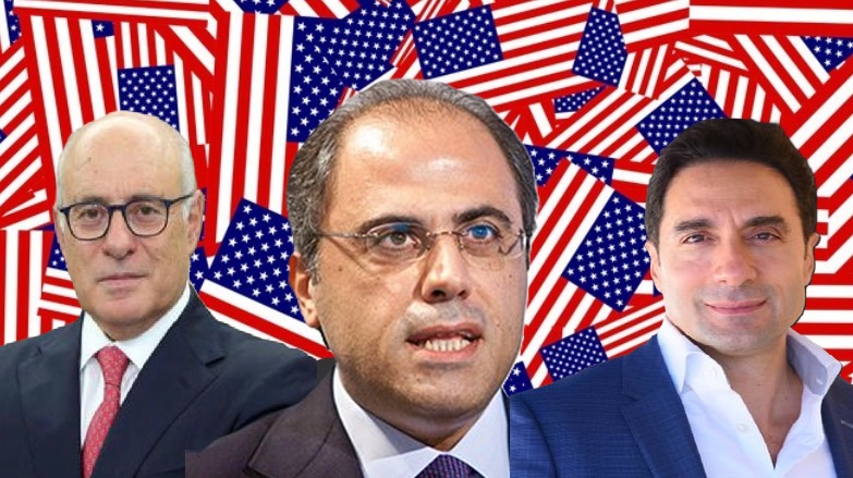 المرشحون لمنصب حاكم مصرف لبنان الذين توافق عليهم الولايات المتحدة: فراس أبي ناصيف، جهاد أزعور وكميل أبو سليمان