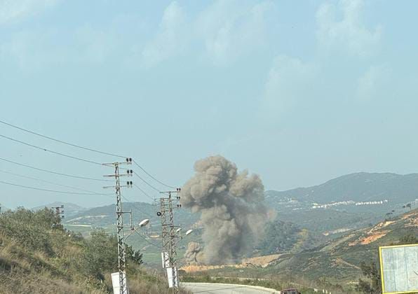 تفجير للجيش اللبناني في حقل القليعة سمع صداها في مختلف البلدات الجنوبية المجاورة