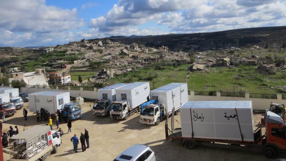 بلدة راميا الحدودية منكوبة فكل بيوتها مدمرة ولم يبق فيها منازل قابلة للسكن (حسين سعد)