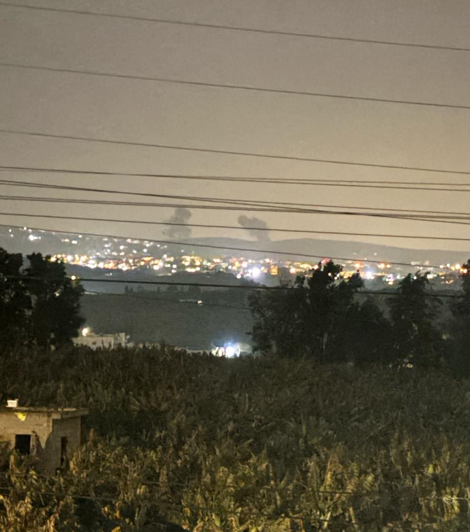 مراسلة الأخبار:  سلسلة غارات استهدفت اطراف بيت ياحون ووادي مريمين بين زبقين و ياطر