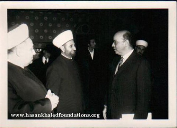 الدكتور حسن صعب والمفتي حسن خالد