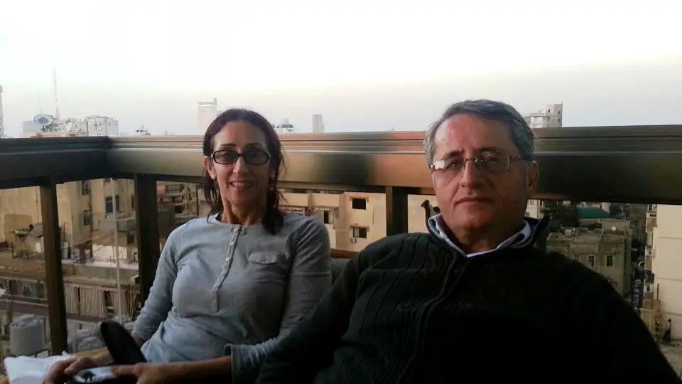 المهندس أسعد رشيدي والسيدة عقيلته