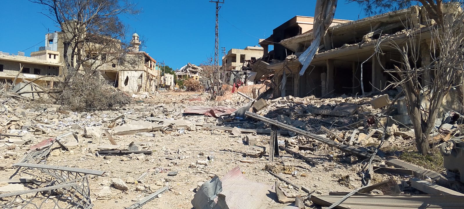 في أحياء بلدة عديسة المدمرة