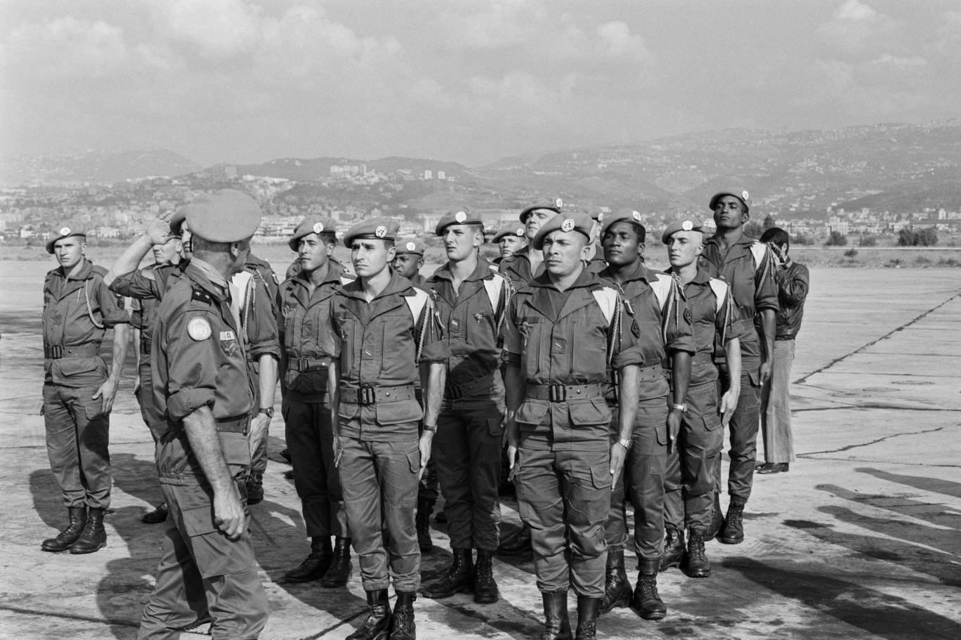 الكتيبة الفرنسية تصل إلى لبنان عام 1978، كأول كتيبة ضمن قوات الأمم المتحدة الموقتة في لبنان (أ ف ب)