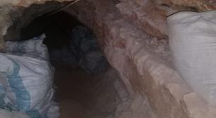 نفق دير قوبل الذي تم تفجيره.. عملية بحث عن ذهب أو آثار