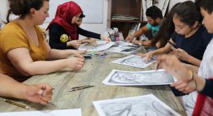 مسرح إسطنبولي يختتم مهرجان تعزيز المهارات الفنية في الجنوب