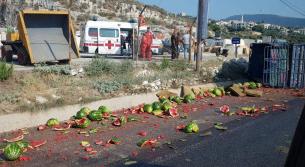 بطيخ على أوتوستراد البترون