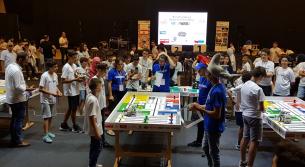 فريق نادي الروبوت في اتحاد بلديات جبل عامل الاول في لبنان