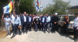 الوزير صالح الغريب جال في حاصبيا: حريصون على وحدة الدروز والجبل