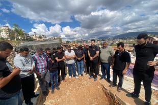 تشييع المرحومة أم عبدالله - ميادة زهير عمر باشا في النبطية (صوَر)