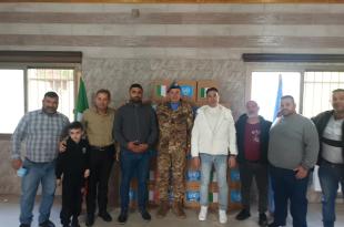 حصص غذائية من الكتيبة الإيطالية لبلدية الماري والمجيدية