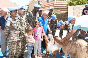 الكتيبة الهندية تطلق حملة واسعة لتحصين الماشية جنوب لبنان وتلقيح 25 ألف رأس خلال شهر