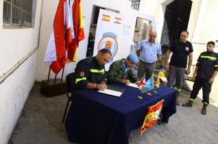 الكتيبة الإسبانية أطلقت مشروعا جديدا لصالح مركز القليعة للدفاع المدني