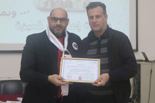 في عيدها الـ14.. وكالة أنباء العاصفة العربية تكرّم الزميل محمد ع. درويش