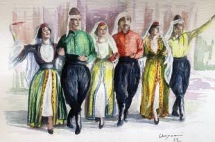 ثلاثة معارض للفنّان التشكيليّ يوسف غزاوي في باريس: “حكايا من بلاد الأرز- حبّ الوطن- تقاليد وحياة يوميّة”