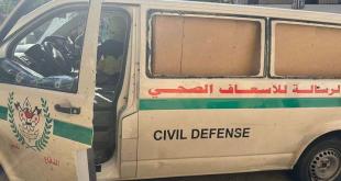 استشهاد مسعف وجرح 4 آخرين باستهداف سيارة إسعاف لكشافة الرسالة في عيتيت