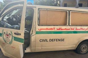 استشهاد مسعف وجرح 4 آخرين باستهداف سيارة إسعاف لكشافة الرسالة في عيتيت