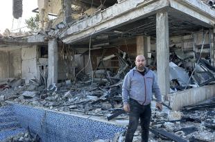 ابراهيم عبدالله: بيتنا سقط… لكننا لم نسقط