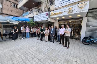 السفير الفرنسي يتفقد مركز عامل في صور: صمودٌ إنساني لم تنكسر رسالته رغم الحرب